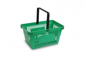New style durable plastic supermarket shopping basket
